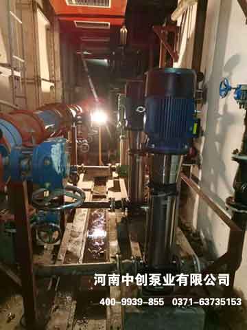河南省郑州市五洲大酒店维修不锈钢多级离心泵、水泵控制柜
