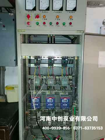 河南省郑州市五洲大酒店水泵控制柜维修调试
