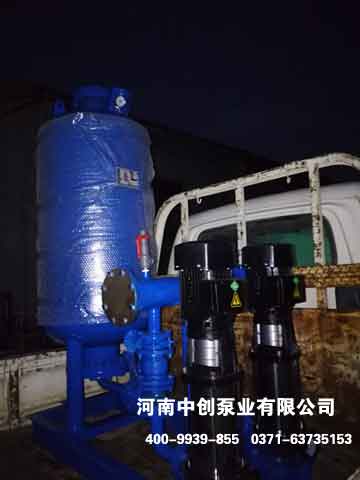 增压稳压供水设备和水泵启动控制柜装车送货