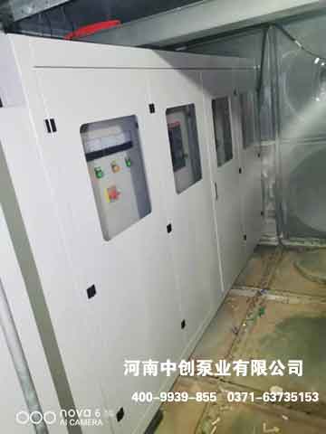 郑州理工职业学院地埋泵房内消防泵启动控制柜、巡检柜、双电源切换柜优化升级