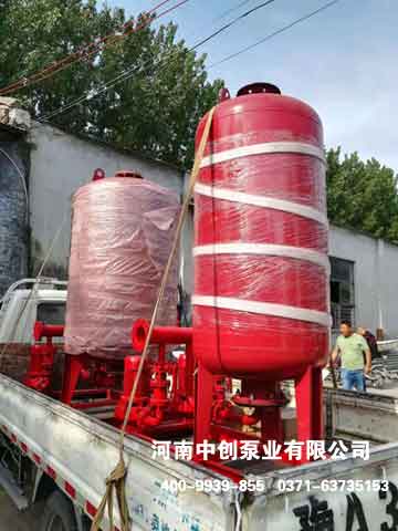 河南省郑州市送货消防增压稳压给水设备和稳压控制箱；