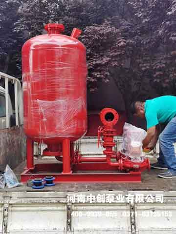 河南省郑州市新郑市送货消防给水机组和控制箱；