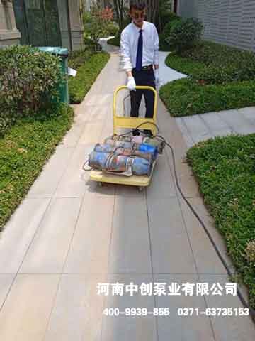 河南省郑州市南环送货维修好的喷泉泵；