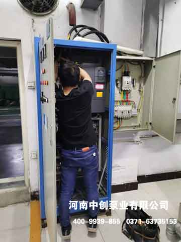 河南省郑州市中原区康桥上城品维修调试变频控制柜；