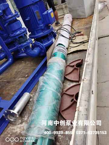 河南省郑州市送货深井潜水泵、恒压变频给水设备、软启动控制柜和变频控制柜