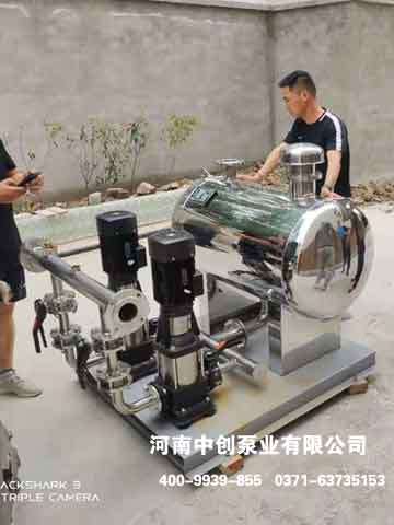 河南省周口市郸城县送货智能无负压变频增压给水设备；