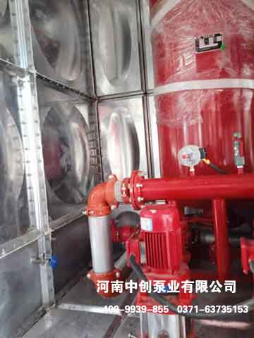 河南省新乡市原阳县调试消防增压稳压给水设备；